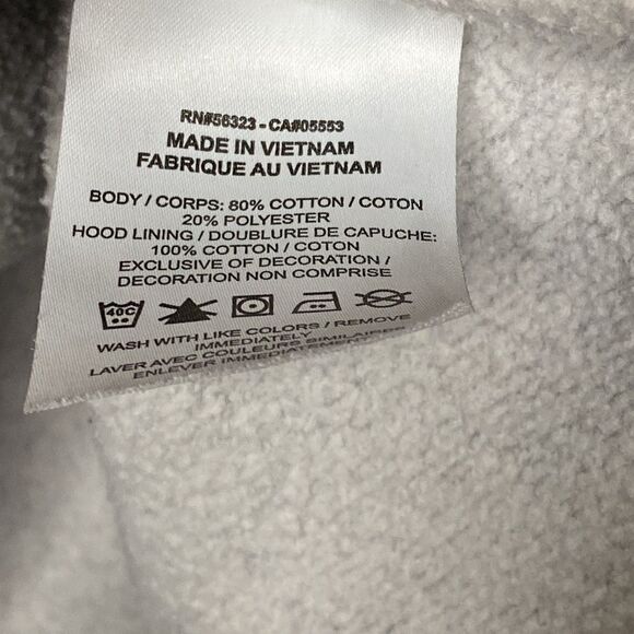 Gray Nike Kangaroo Pouch Hoodie Size Large Kids Unisex - Picture 9 of 10